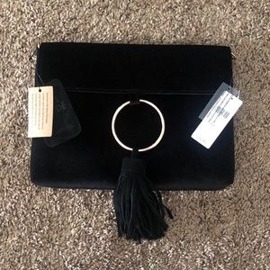 Anthropologie Suede Clutch/Crossbody